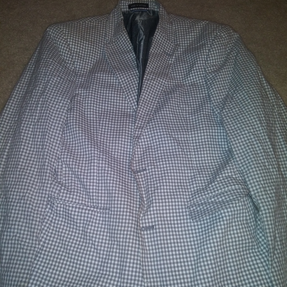 Plaid tommy Hilfiger tuxedo suit